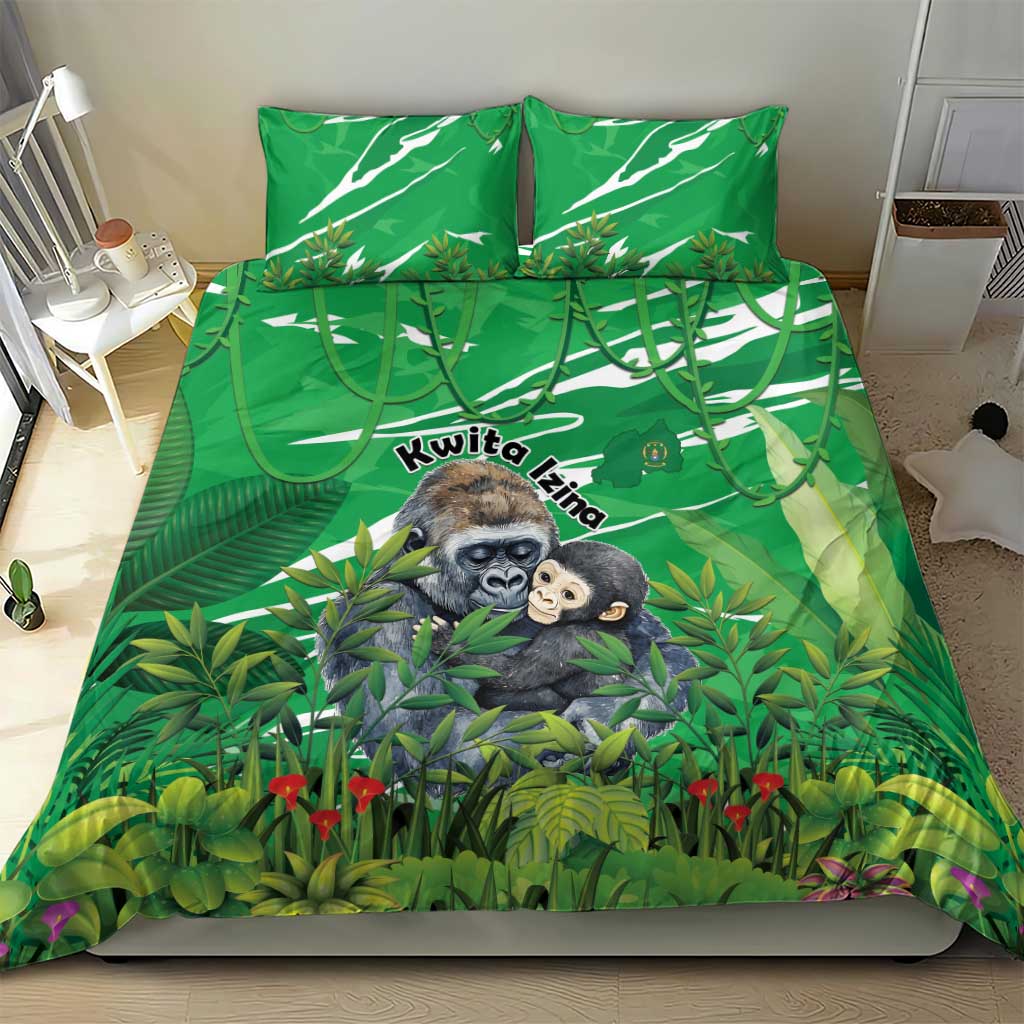 Rwanda Kwita Izina 2025 Bedding Set Gorilla Naming Day - African Pride