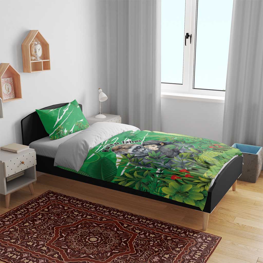 Rwanda Kwita Izina 2025 Bedding Set Gorilla Naming Day - African Pride