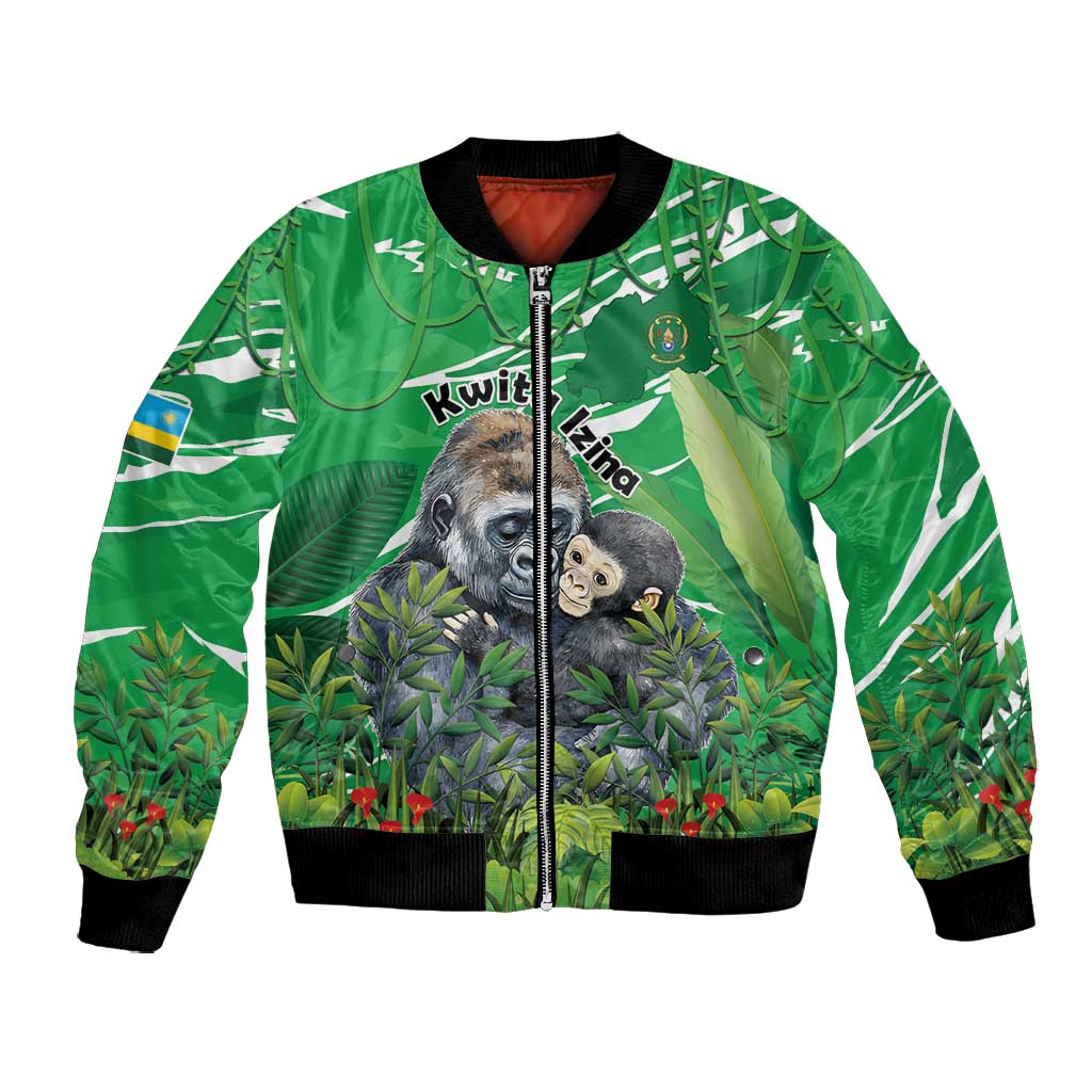Personalized Rwanda Kwita Izina 2025 Bomber Jacket Gorilla Naming Day - African Pride