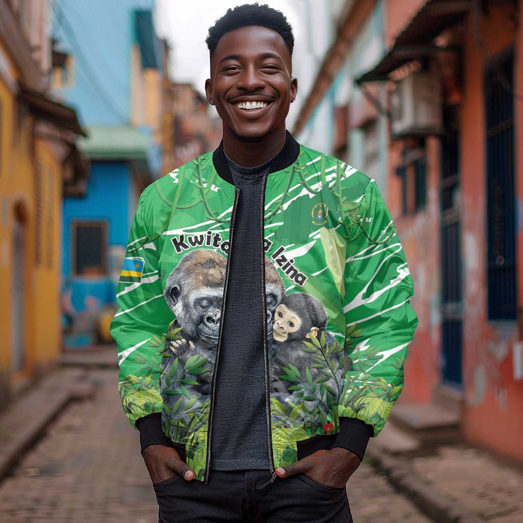 Personalized Rwanda Kwita Izina 2025 Bomber Jacket Gorilla Naming Day - African Pride