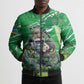 Personalized Rwanda Kwita Izina Bomber Puffer Jacket Name a Gorilla - Save a Species