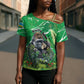 Personalized Rwanda Kwita Izina Cross Shoulder Shirt Name a Gorilla - Save a Species
