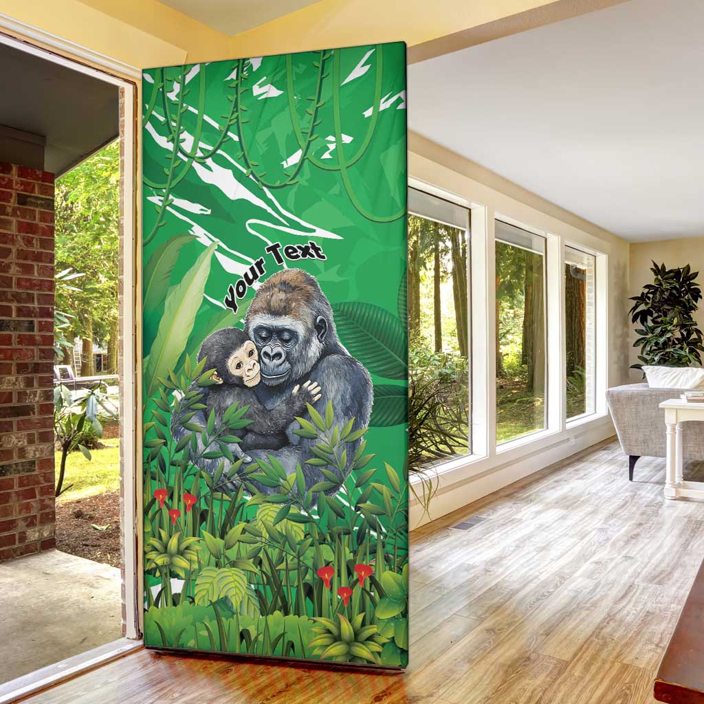 Personalized Rwanda Kwita Izina Door Cover Name a Gorilla - Save a Species