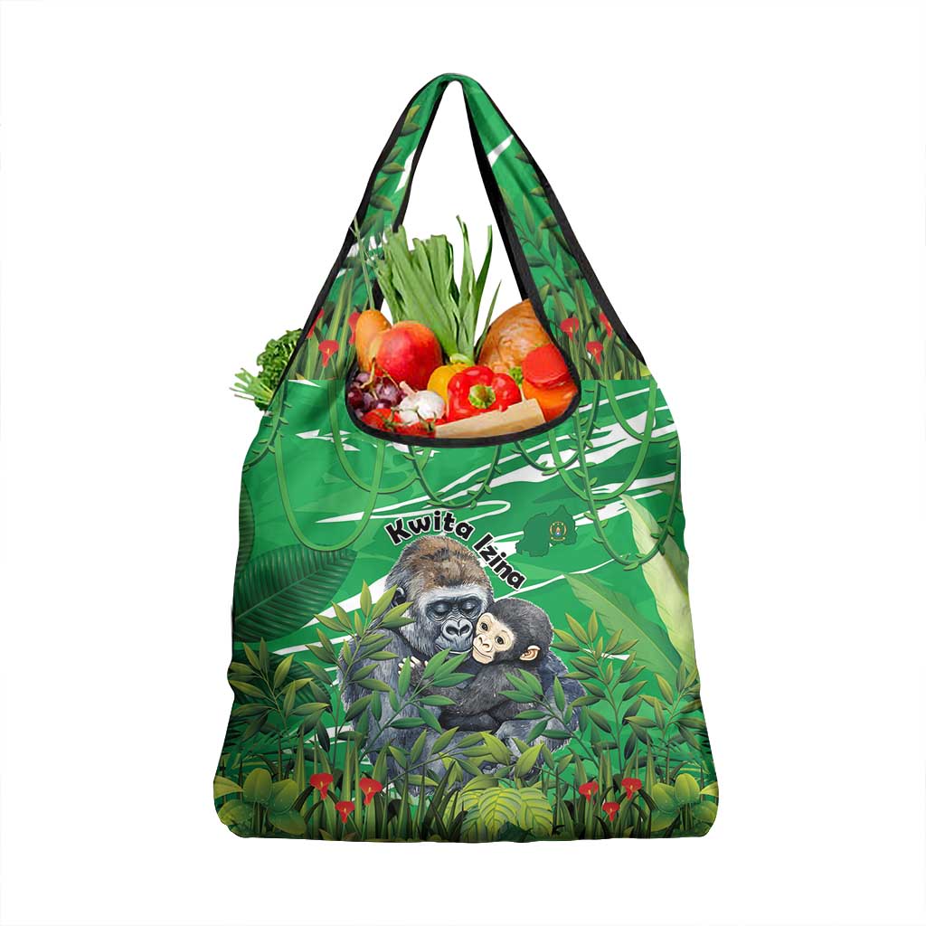 Rwanda Kwita Izina 2025 Grocery Bag Gorilla Naming Day - African Pride