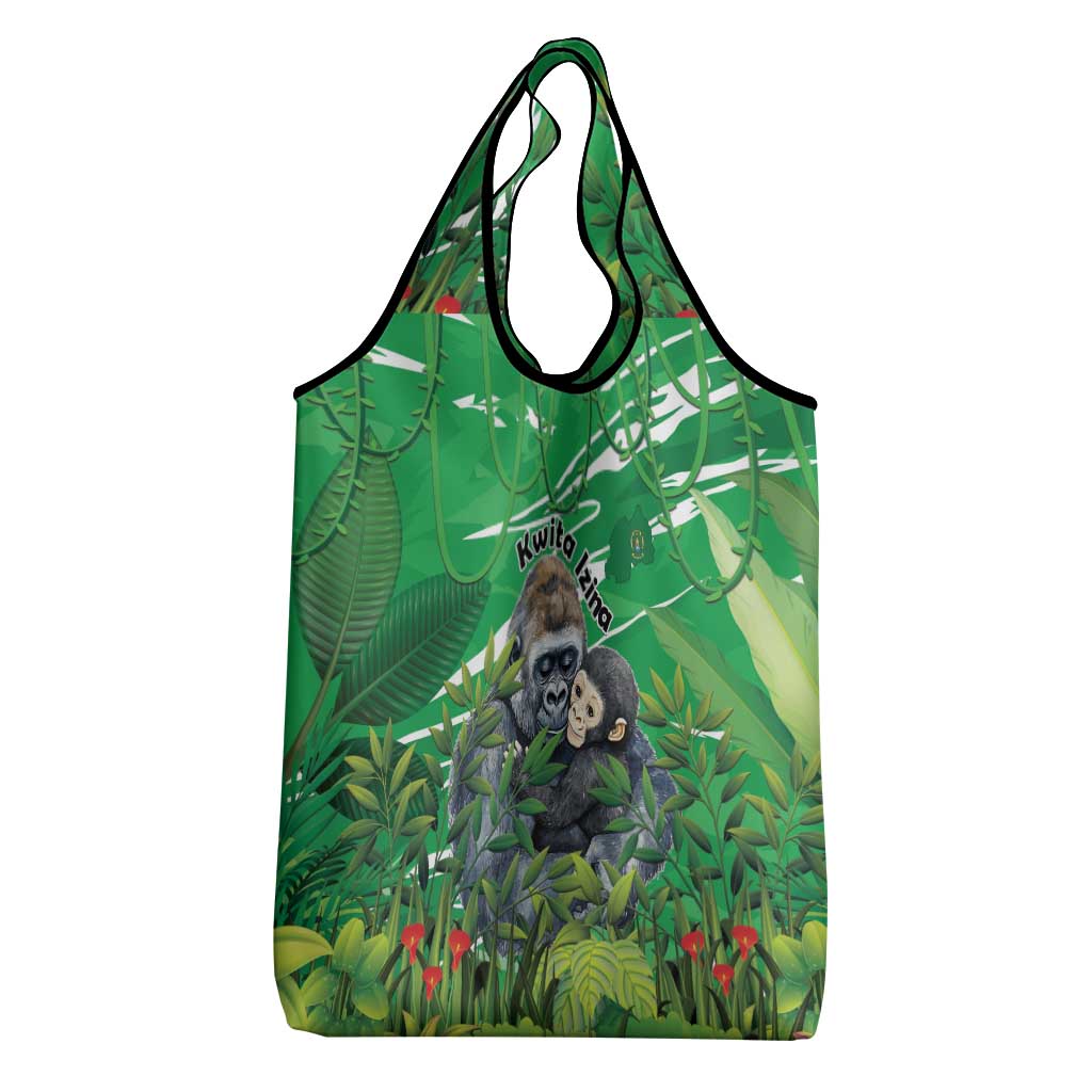 Rwanda Kwita Izina 2025 Grocery Bag Gorilla Naming Day - African Pride