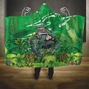 Rwanda Kwita Izina 2025 Hooded Blanket Gorilla Naming Day - African Pride