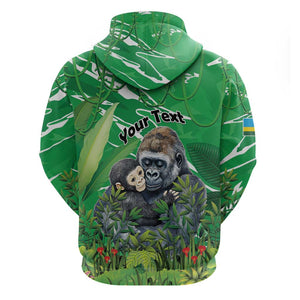 Personalized Rwanda Kwita Izina 2025 Hoodie Gorilla Naming Day - African Pride