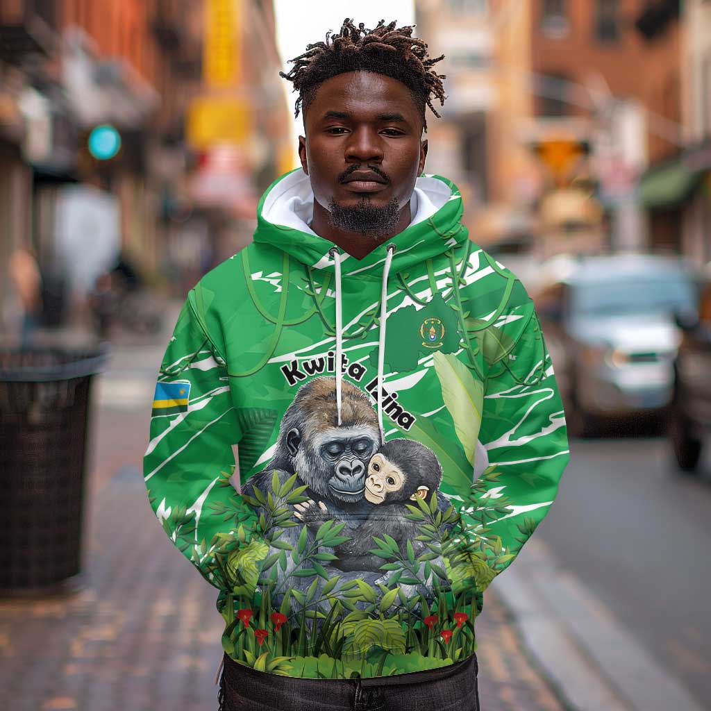 Personalized Rwanda Kwita Izina 2025 Hoodie Gorilla Naming Day - African Pride