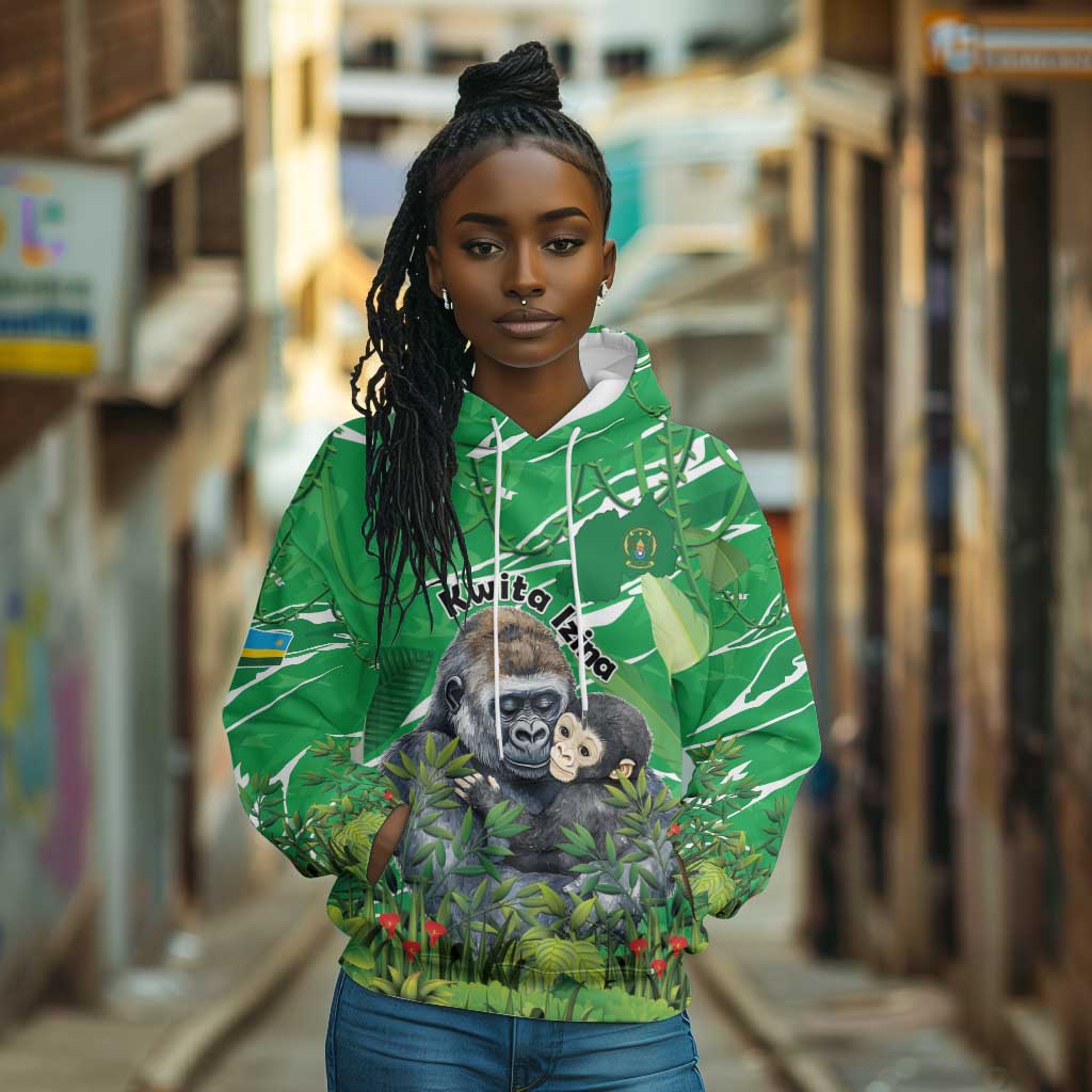 Personalized Rwanda Kwita Izina 2025 Hoodie Gorilla Naming Day - African Pride