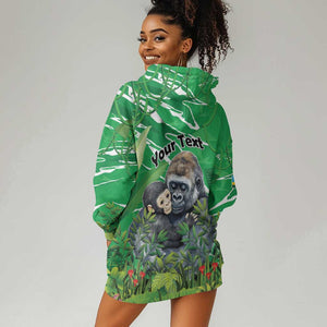 Personalized Rwanda Kwita Izina 2025 Hoodie Dress Gorilla Naming Day - African Pride