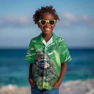 Personalized Rwanda Kwita Izina 2025 Kid Hawaiian Shirt Gorilla Naming Day - African Pride