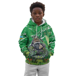 Personalized Rwanda Kwita Izina 2025 Kid Hoodie Gorilla Naming Day - African Pride
