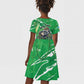 Personalized Rwanda Kwita Izina 2025 Kid Short Sleeve Dress Gorilla Naming Day - African Pride