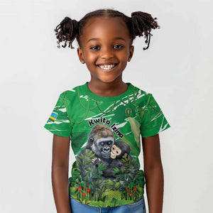 Personalized Rwanda Kwita Izina 2025 Kid T shirt Gorilla Naming Day - African Pride