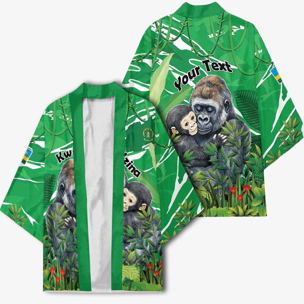 Personalized Rwanda Kwita Izina Kimono Name a Gorilla - Save a Species