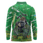 Personalized Rwanda Kwita Izina 2025 Long Sleeve Polo Shirt Gorilla Naming Day - African Pride