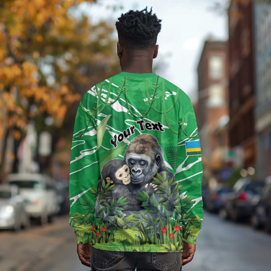 Personalized Rwanda Kwita Izina 2025 Long Sleeve Shirt Gorilla Naming Day - African Pride