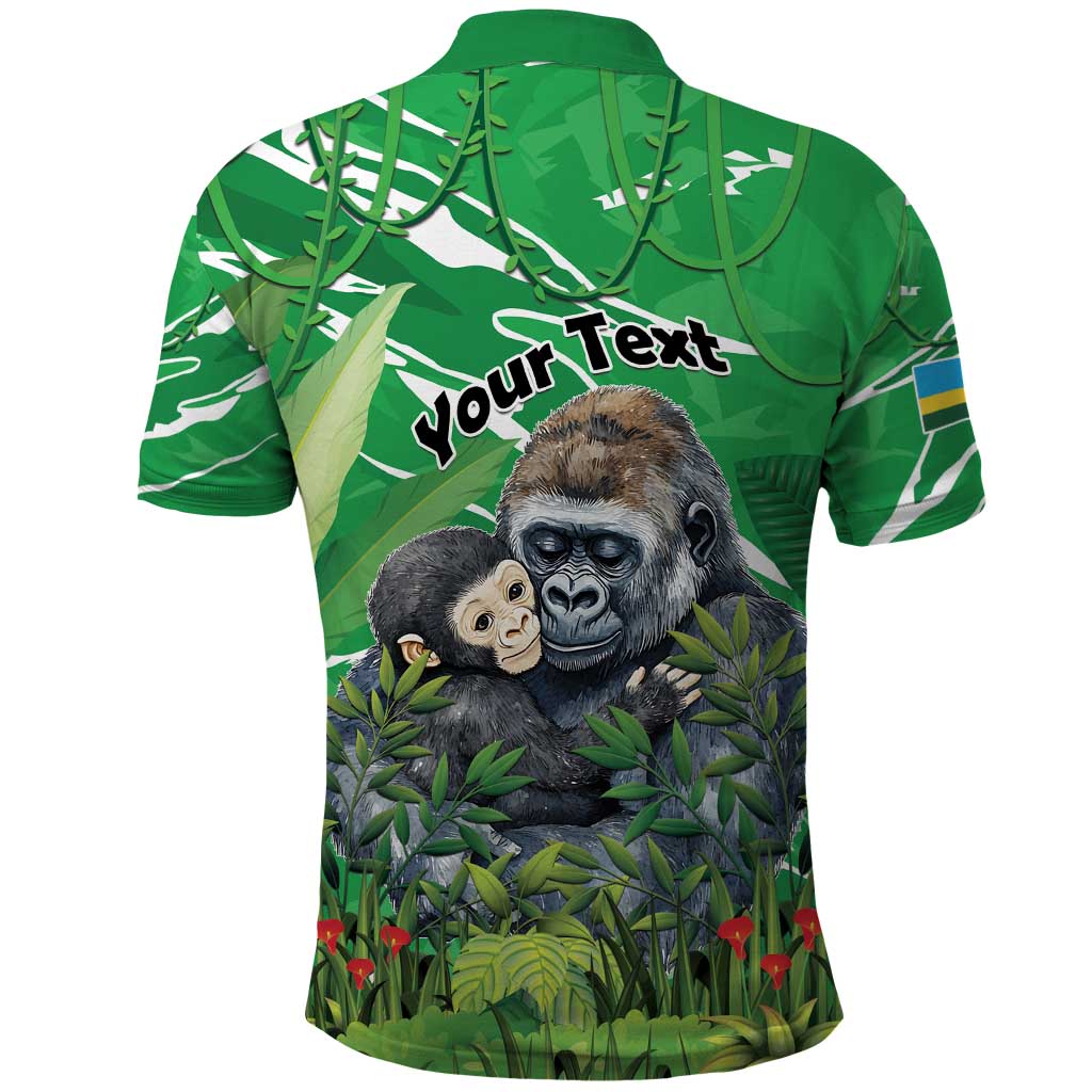 Personalized Rwanda Kwita Izina 2025 Polo Shirt Gorilla Naming Day - African Pride