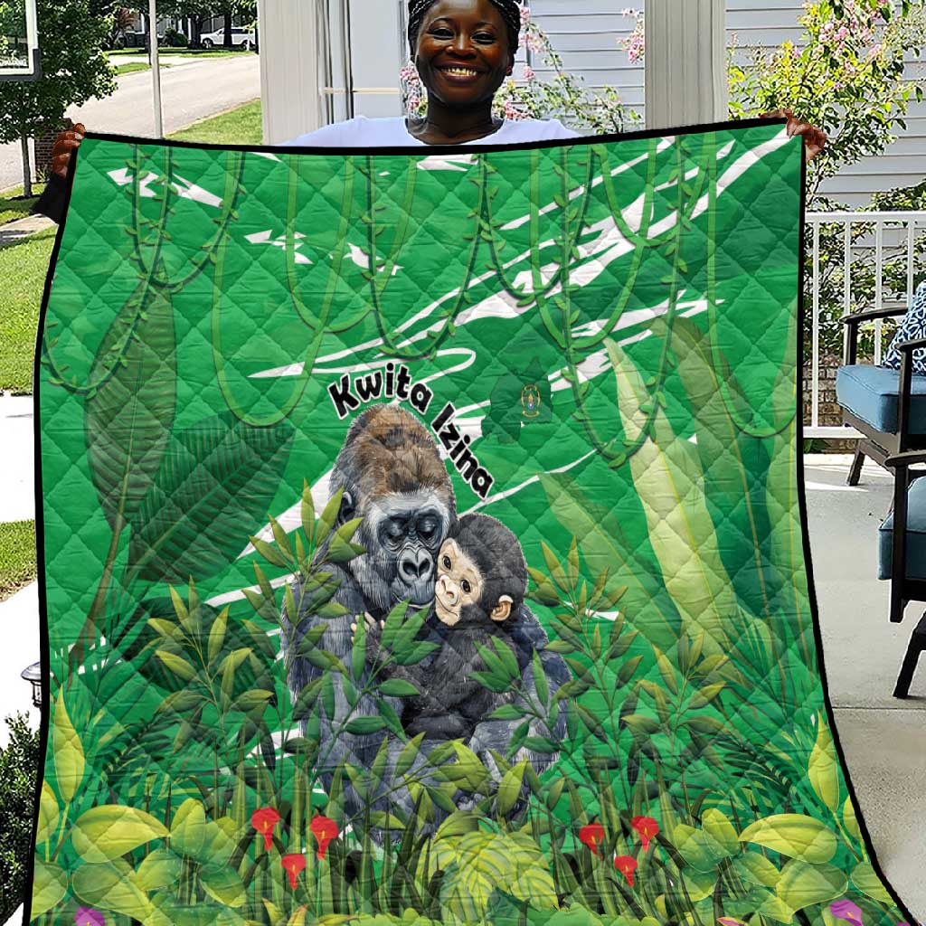 Rwanda Kwita Izina 2025 Quilt Gorilla Naming Day - African Pride