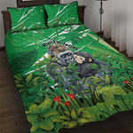 Rwanda Kwita Izina 2025 Quilt Bed Set Gorilla Naming Day - African Pride