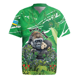 Personalized Rwanda Kwita Izina 2025 Rugby Jersey Gorilla Naming Day - African Pride