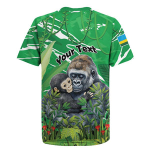 Personalized Rwanda Kwita Izina 2025 Rugby Jersey Gorilla Naming Day - African Pride