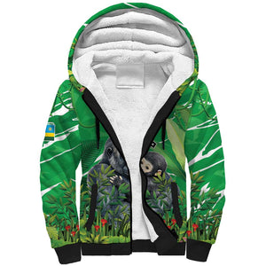 Personalized Rwanda Kwita Izina 2025 Sherpa Hoodie Gorilla Naming Day - African Pride