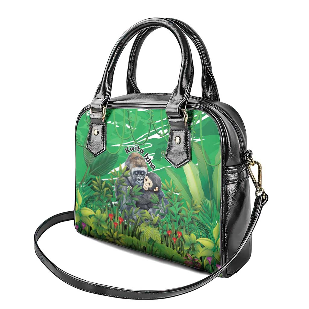 Rwanda Kwita Izina 2025 Shoulder Handbag Gorilla Naming Day - African Pride