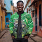 Personalized Rwanda Kwita Izina 2025 Sleeve Zip Bomber Jacket Gorilla Naming Day - African Pride
