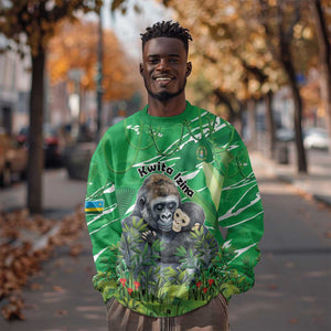 Personalized Rwanda Kwita Izina 2025 Sweatshirt Gorilla Naming Day - African Pride