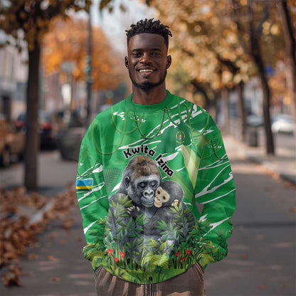 Personalized Rwanda Kwita Izina 2025 Sweatshirt Gorilla Naming Day - African Pride