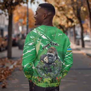 Personalized Rwanda Kwita Izina 2025 Sweatshirt Gorilla Naming Day - African Pride