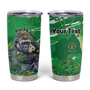 Personalized Rwanda Kwita Izina 2025 Tumbler Cup Gorilla Naming Day - African Pride