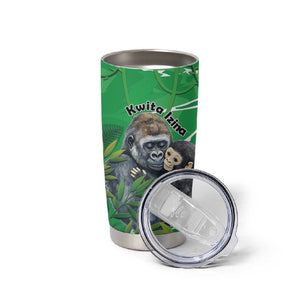 Personalized Rwanda Kwita Izina 2025 Tumbler Cup Gorilla Naming Day - African Pride