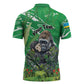 Personalized Rwanda Kwita Izina Zipper Polo Shirt Name a Gorilla - Save a Species