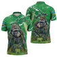 Personalized Rwanda Kwita Izina Zipper Polo Shirt Name a Gorilla - Save a Species