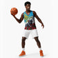 Personalized Rwanda’s Gorilla Naming Basketball Jersey Baby Gorilla Coat Of Arms With Red Rose - African Pride