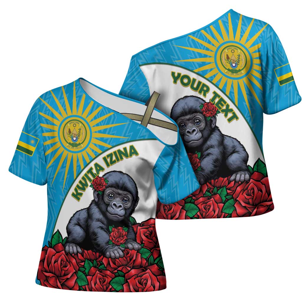 Personalized Rwanda Baby Gorilla Cross Shoulder Shirt Kwita Izina 2025
