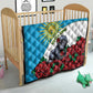 Rwanda’s Gorilla Naming Quilt Baby Gorilla Coat Of Arms With Red Rose - African Pride