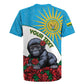 Personalized Rwanda’s Gorilla Naming Rugby Jersey Baby Gorilla Coat Of Arms With Red Rose - African Pride