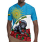 Personalized Rwanda’s Gorilla Naming Rugby Jersey Baby Gorilla Coat Of Arms With Red Rose - African Pride