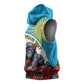 Personalized Rwanda’s Gorilla Naming Sleeveless Hoodie Baby Gorilla Coat Of Arms With Red Rose - African Pride