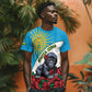 Personalized Rwanda’s Gorilla Naming T shirt Baby Gorilla Coat Of Arms With Red Rose - African Pride