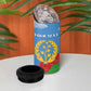 Personalised Eritrea Arabian Camel 4 in 1 Can Cooler Tumbler Gerbera Flower - Flag Color