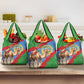 Personalised Eritrea Arabian Camel Grocery Bag Gerbera Flower - Flag Color