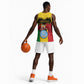 Personalized Afro Mali Vulture Basketball Jersey Coat Of Arms - Bogolan Pattern - African Pride