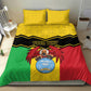 Personalized Afro Mali Vulture Bedding Set Coat Of Arms - Bogolan Pattern