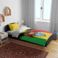 Personalized Afro Mali Vulture Bedding Set Coat Of Arms - Bogolan Pattern
