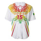 Mali Football Custom Baseball Jersey Go Eagles - White Color