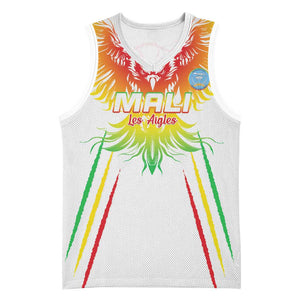 Mali Football Custom Basketball Jersey Go Eagles - White Color - African Pride